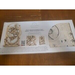 UGEARS‎ Mechanical Model Timer (20 Minutes) 3D Puzzle 107pcs Wooden NEW Sealed